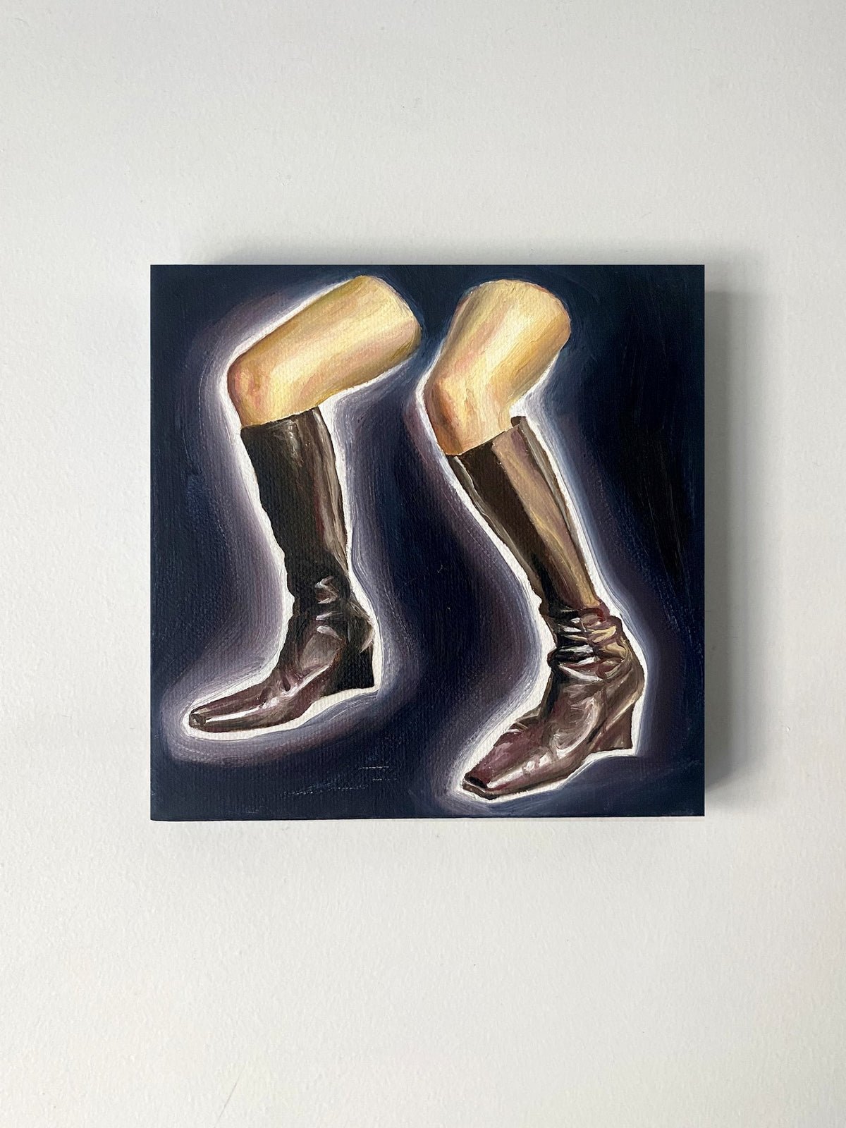 'Brown Boots' 6 x 6" Print